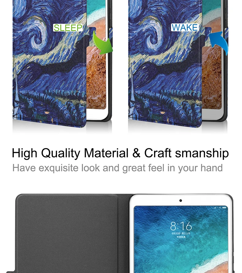 Чехол для Xiaomi Mi Pad 4 10,1 дюймов силиконовый смарт-чехол Магнитный Авто сон для Xiaomi Mi Pad 4 10,1 дюймов PU кожаный чехол