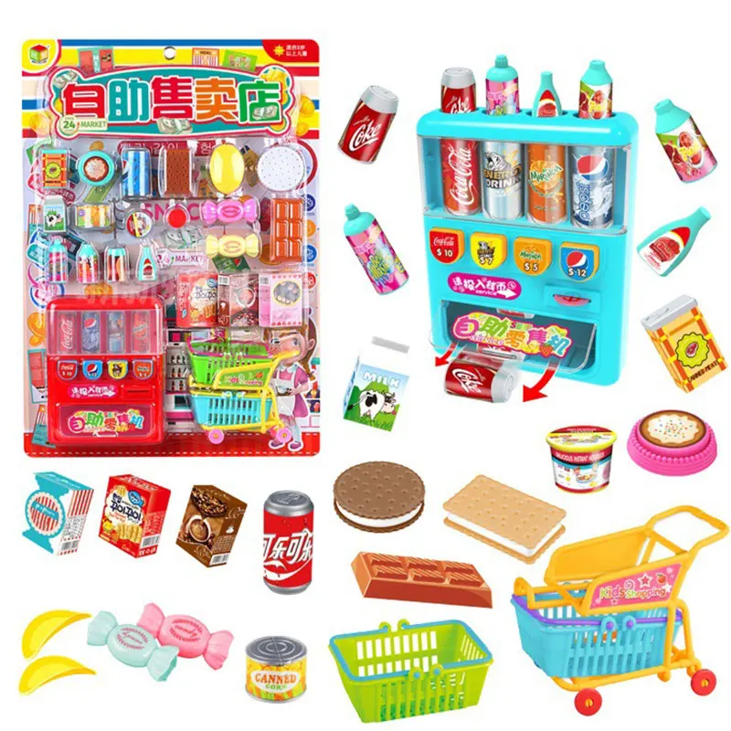 Máquina Expendedora de juguetes para niños, juego de simulación de compras, juego de simulación, regalo de cumpleaños educativo