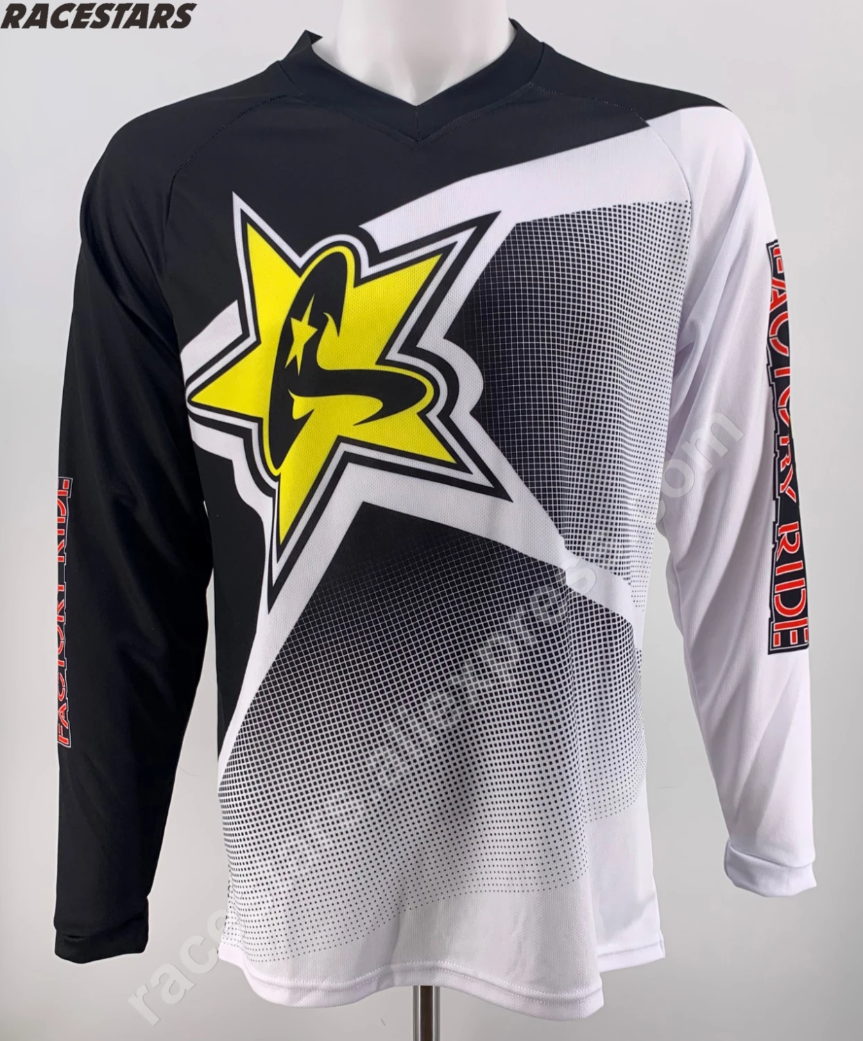 

RACESTARS 2020 MX Long Sleeve Cycling moto Motocross Jersey Element Racewear Dirt Bike Moto Apparel Jerseys Quick Dry MTB DH ATV