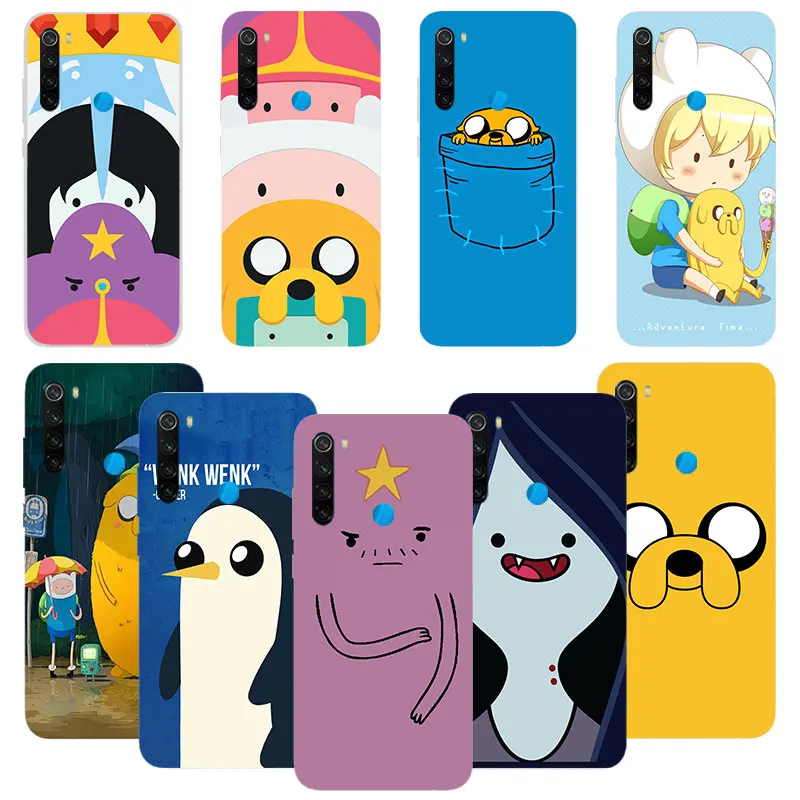 Силиконовые чехлы для Xiaomi redmi Note 8 pro 7 6 5 4x чехол 7a k20 Adventure time матовый Силиконовый из