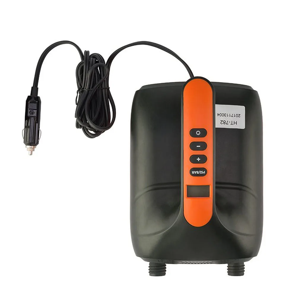 

Dual Stage Air Pump Smart Practical Outdoor Auto For Inflatable Boat Portable Electric LCD Screen Sport Surfboard Kayak Backlit