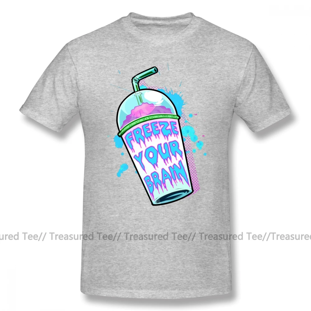 Heathers футболка Freeze Your Brain футболка негабаритных мужчин футболка лето 100 хлопок короткий рукав милый Графический Tshirt1 - Цвет: Gray