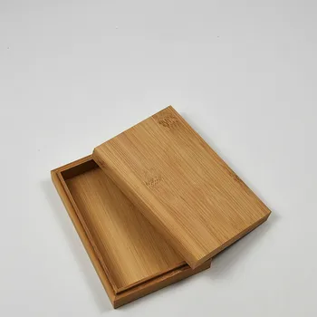 

Creative Wooden Storage Box Tea Bamboo Packing Box Push-pull Switch Desktop Small Jewelry Finishing Box WF923