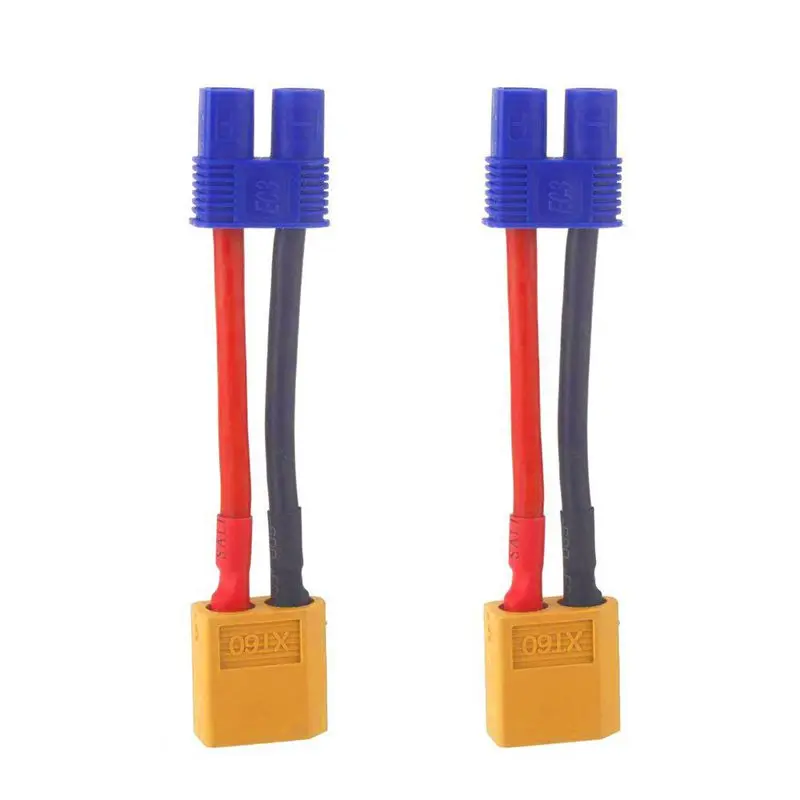 XT60 XT 60 папа к EC3 гнездовой разъем адаптер жгут проводов конвертер для RC LiPo NiMH