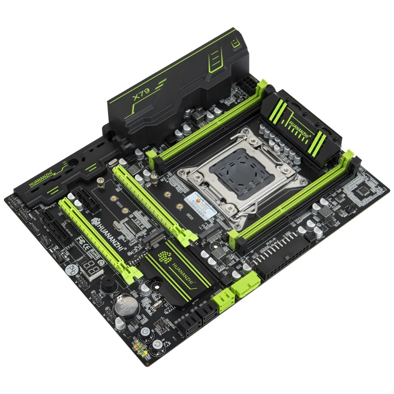 Комплект материнской платы HUANANZHI X79 Dual M.2 SSD слот ЦП Intel Xeon E5 2650 V2 большой бренд RAM 32