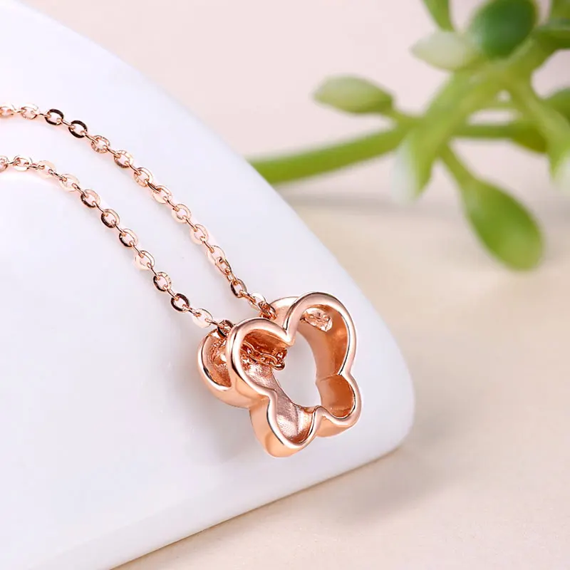 Модный кулон с бабочкой, 18 K, чистый настоящий, натуральный, Золотой шарм, ожерелье, набор для женщин и девушек, Необычные офисные украшения, подарок