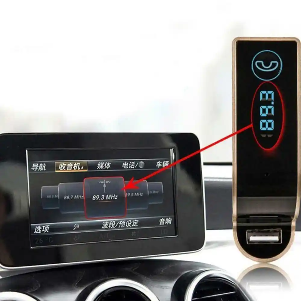 Mp3 Player Bluetooth Fm Transmitter Bluetooth Car Kit Player Usb Transmitter Fm Handsfree Radio Mp3 Charger U0q2 Fm Transmitters Aliexpress