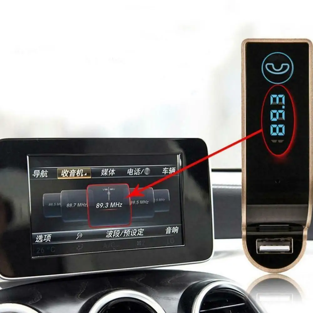 Mp3 плеер Bluetooth fm передатчик автомобильный комплект USB FM громкой связи радио MP3