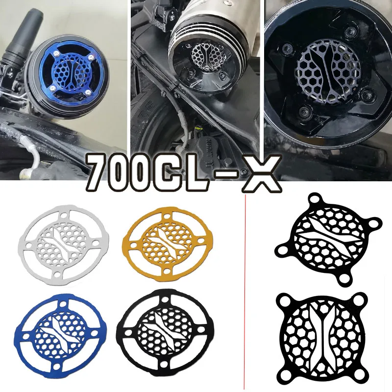 

For CFMOTO 700 CLX 700CLX 700CL X Motorcycle Accessories Stainless Steel Exhaust Pipe Inner And Outer Protection Net