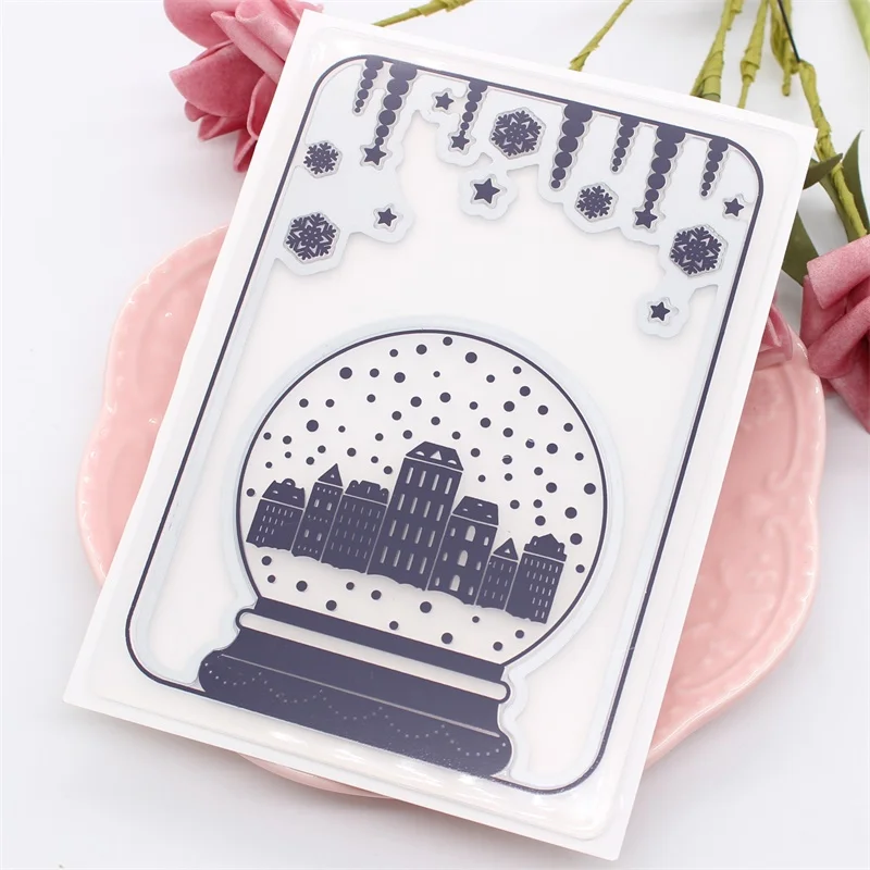 YPP CRAFT Merry Christmas Cutting Die and Embossed Folder Set DIY Scrapbook Paper / Card Decoration | Дом и сад