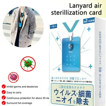 

1pc Adults Children'S Sterilization Card protective Space Sterilization Card Sodium Chlorite Portable Disinfection Card
