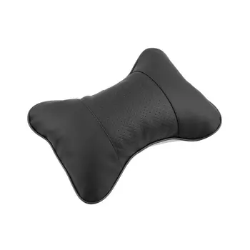 

New 4 Colors Available New leather Hole-digging headrest pillow Car Headrest Supplies Neck Auto Safety Pillow hot selling