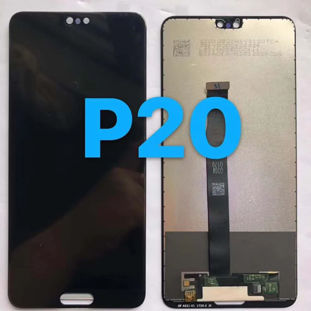 Для Huawei P20 ЖК дисплей сенсорный экран дигитайзер в сборе для HUAWEI EML L09 L29 AL00