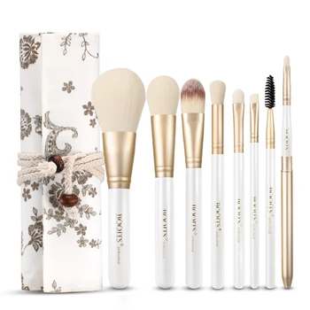 

BOQITS Makeup brush set full set of eyeshadow brush foundation brush blush brush beauty makeup tools floral packaging 8pcs