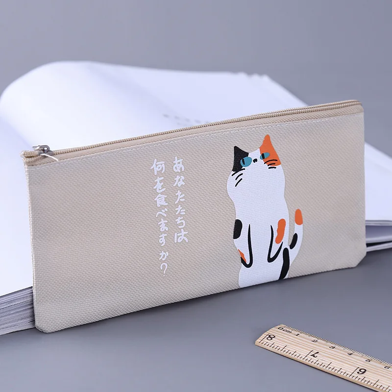 Kawaii супергероя Холст Карандаш Чехол креативные милые Ткань Оксфорд с молнией, сумка для карандашей, офисные и школьные принадлежности канцелярские принадлежности подарок - Цвет: 16