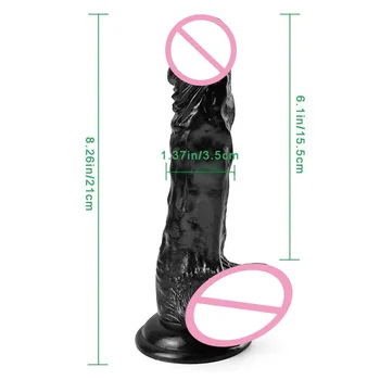 Realistic Dildos Big Dildos with Strong Suction Cup Giant Anal Butt with Suction Cup Vagina G-spot Soft Penis Sex Toy For Women 6