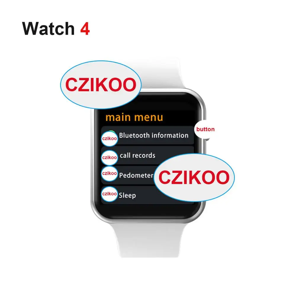

Bluetooth Smart Watch Series 4 case for apple iphone android phone Camera smartwatch montre intelligente reloj inteligente