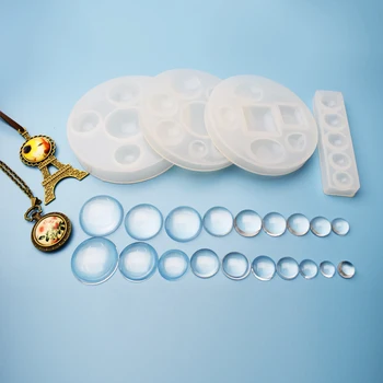 

Hemisphere Shape GemStone Half Ball Shape Silicone Mold Epoxy Resin Craft Tool