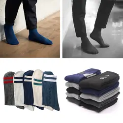 2/3 пары в партии, высококачественные мужские носки для осенне-зимних носков, Мужские Белые Повседневные 3D носки, Chaussette Homme Calcetines