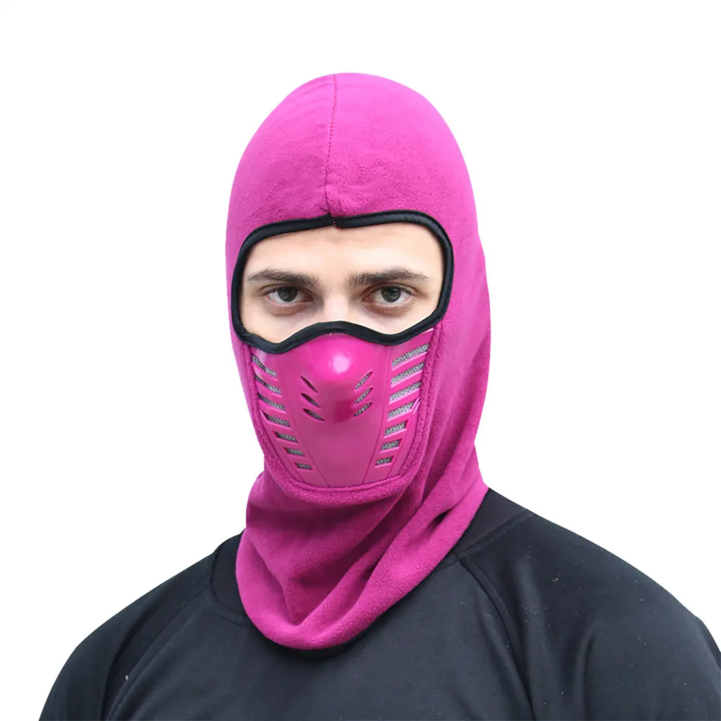 1PC Riding mask Fashion Couple Seamless novel shape Riding Windproof Sunscreen novel shape windproof warm and breathable Mask - Цвет: Pink