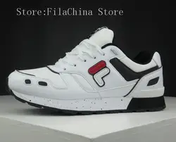 FILA/Мужская обувь; модель 2019 года; обувь для отдыха в стиле ретро; обувь для бега; размеры 40-44; мужские кроссовки Fila; F12W811110WTF