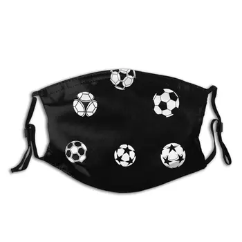 

protective mask with filter Keep Calm And Love Soccer anti dust PM2.5 reuse adult teen child girl