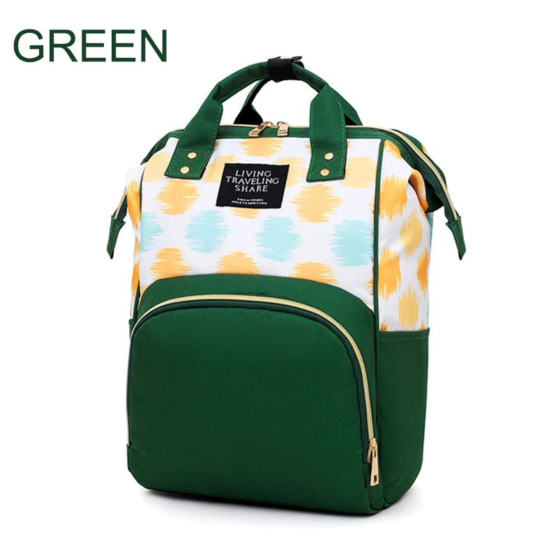 STYLE3 GREEN Детские Пеленки сумки для коляски модная дорожная сумка для ребенка Материнство подгузник сумка рюкзак для мам сумка Daddy Органайзер - Цвет: STYLE3 GREEN