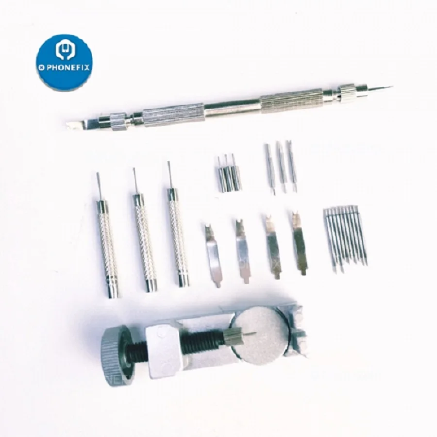 

PHONEFIX 25pcs/set Watch Tools Spring Bar Pin Band Link Remover Change Watch Strap Repair Tools Kits for Watches Repair Tools