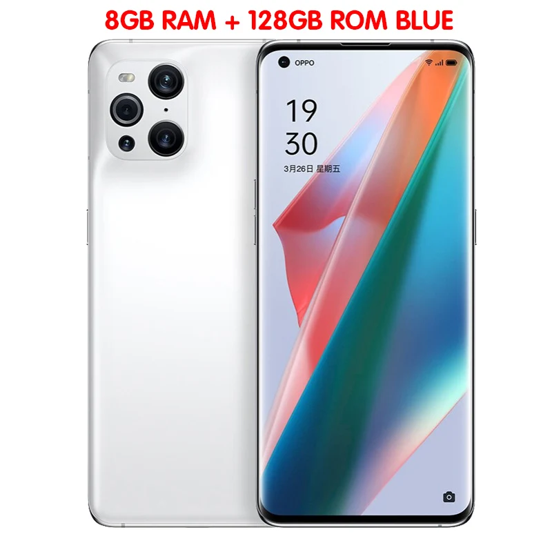 New Original OPPO Find X3 5G Mobile Phone 6.7 Inch 8GB+128GB Snapdragon 870 Octa-Core Android 11 50MP Camera NFC IP68 Smartphone ddr4 ram 8GB RAM