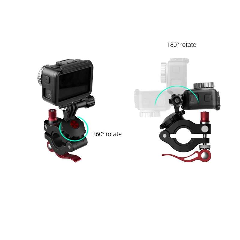 Universal para Bicicleta Suporte de Guidão para Gopro Câmera de Ação Clipe Osmo Pocket 8 7 6 Dji - Image 4