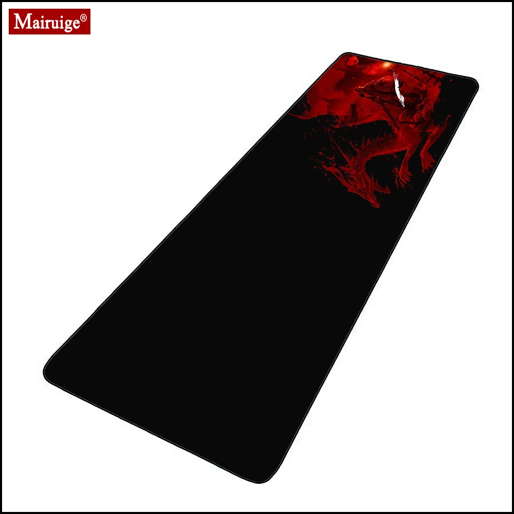 

Gaming MousePad 90x40cm/80x30cm Black and Red Mouse Pad XXL Gamer Desk Mat Computer PC Large Keyboard Pad for Laptop Table Pads