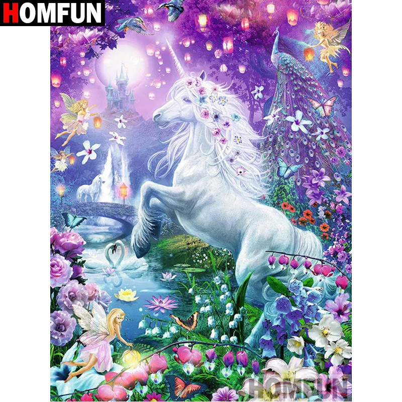 Diamond Painting "Cartoon Horse" DIY 5D Full Set