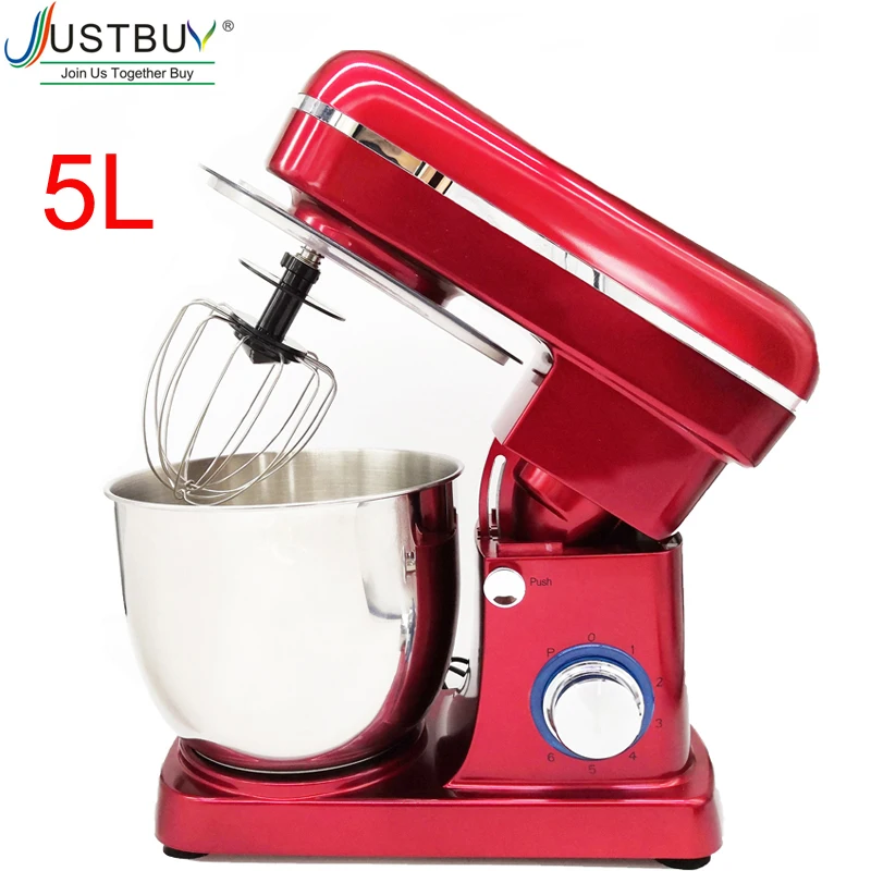

5L 1500W Electric Bread stand Dough Mixer Eggs Blender Kitchen Stand Food Milkshake/Cake Mixer Kneading Machine Dough Maker