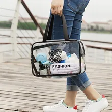 1 шт. прозрачная дорожная сумка переносная сумка для хранения водонепроницаемые накладки ПВХ плавательные городские беговые сумки для удовлетворения различных видов использования