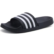 Брендовые Нескользящие мягкие мужские шлепанцы, обувь, летняя мужская водонепроницаемая обувь, уличные сандалии на плоской подошве, резиновая мужская пляжная обувь суперзвезды