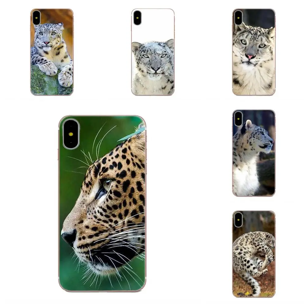 ТПУ новый стиль уникальный для Sony Xperia Z Z1 Z2 Z3 Z4 Z5 compact Mini M2 M4 M5 T3 E3 E5 XA XA1 XZ Premium Snow Leopard |
