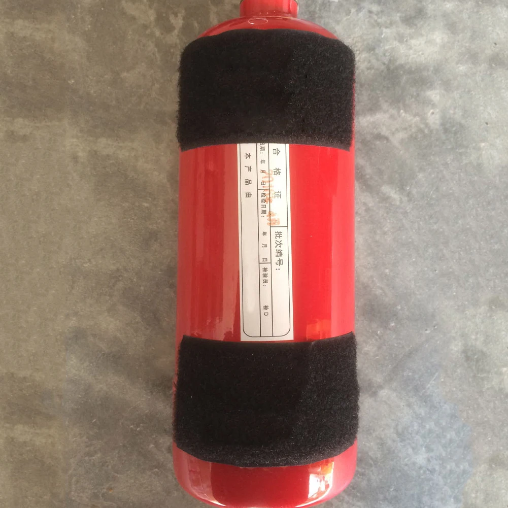 Car Fire Extinguisher Sticker Nylon Tape Belt Net Bandage Car Trunk Storage Bag Magic Tape Hook And Loop Strap Stickers