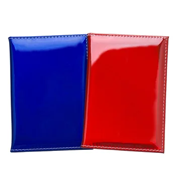 

Russian Laser Passport Cover High Gloss Passport Holder PU Leather Ticket Credit Card Holder Travel Passport Bag