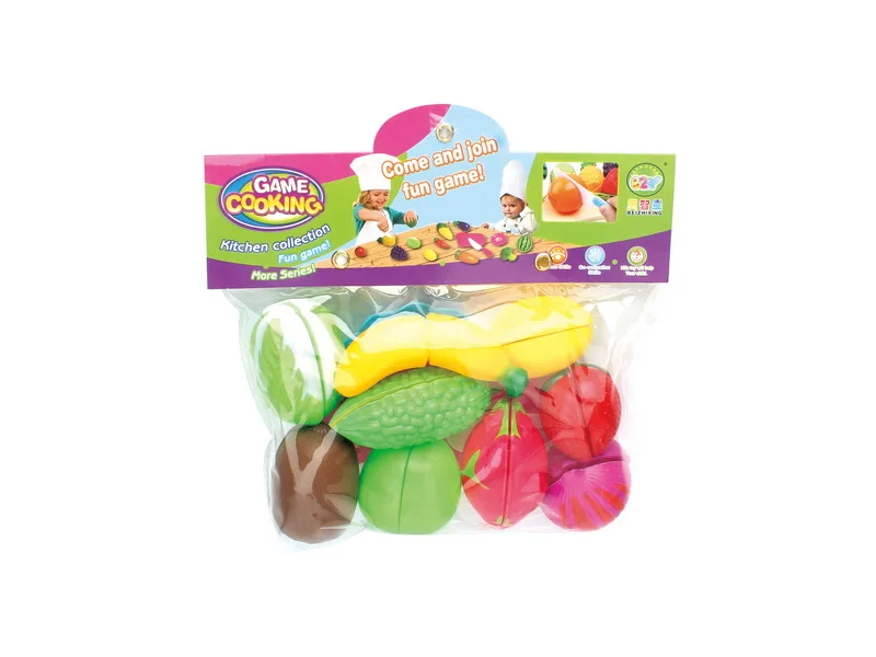 Детская игрушка с фруктами, игровой домик, кухонная игрушка для девочек и мальчиков, фрукты и овощи, qie le Toy