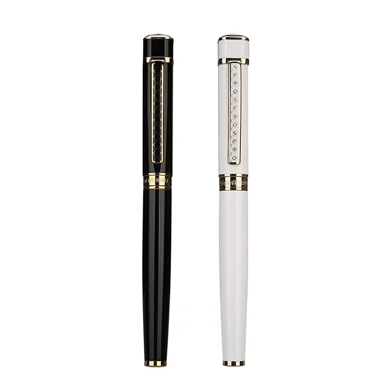 

Hero 979 Roller Ball Pen with Golden Trim Fashion Colored Ink Pen with Smooth Refill Great for Gift Graduate Business Office