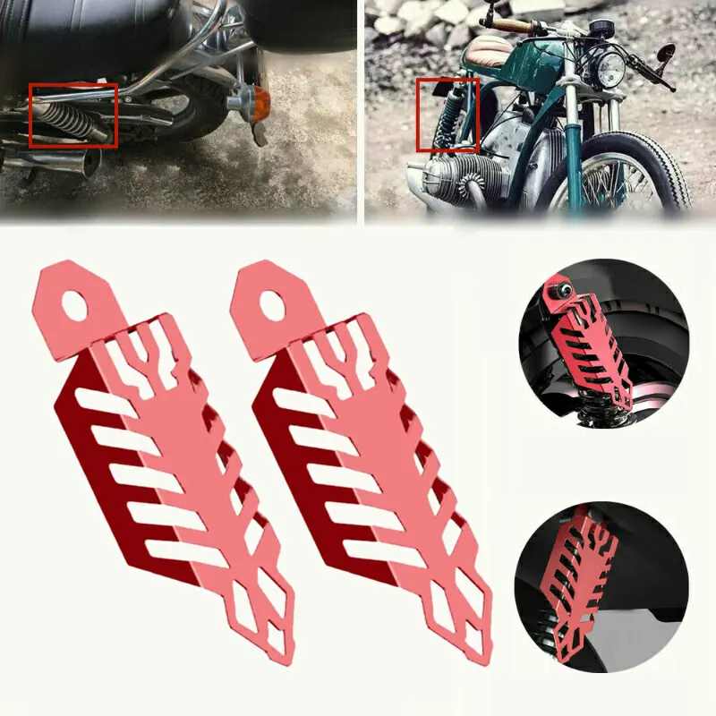 DERI алюминиевый мотоцикл защита от грязи вилка пылезащитный амортизатор Пружинные крышки предотвращает вилку стойки от воды и повреждений