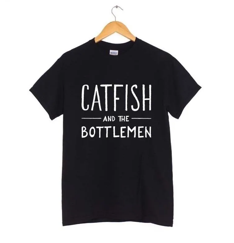 Женская футболка из хлопка с надписью Catfish and the Bottlemen повседневная забавная для