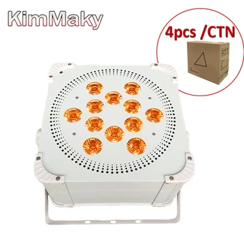 

4pcs/CTN Maky Professional DJ Lighting WIFI Battery Wireless RGBWA UV 6in1 LED Par Washer 12*18W Led Uplighting Remote Control