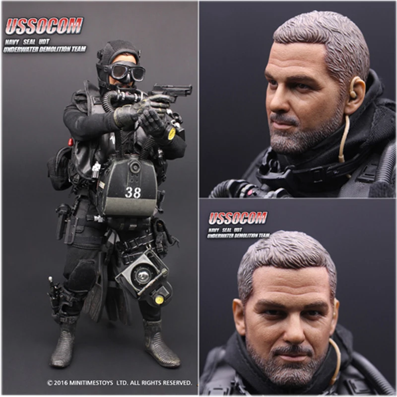 Мини Таймс игрушки M003 1/6 Ussocom темно-синее уплотнение подводный снос команда