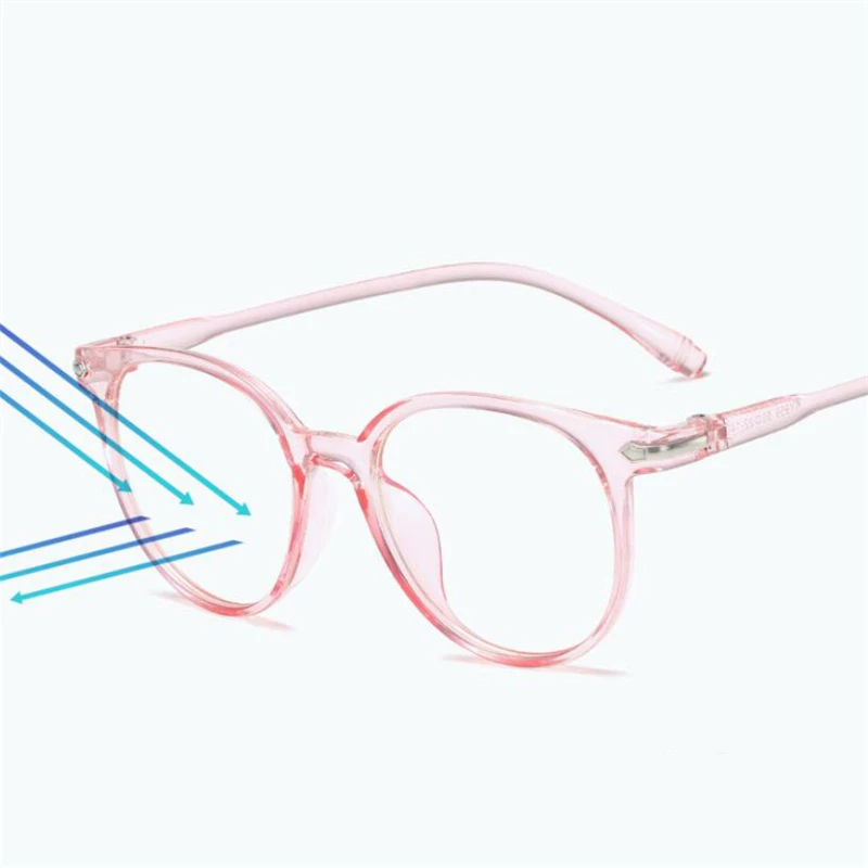 Transparent Tea Vintage Women Short-sight Eyeglasses KY959 Big Frame Oval Prescription Spectacles Diopter 0 -50 -100 To -600 4