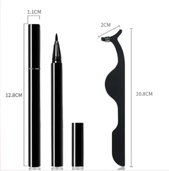 

lash glue & eyeliner in 1 Liquid Eyeliner gel Pen Black Beauty Cat Style 24 Hours Long-lasting Waterproof Makeup Cosmetic Tool