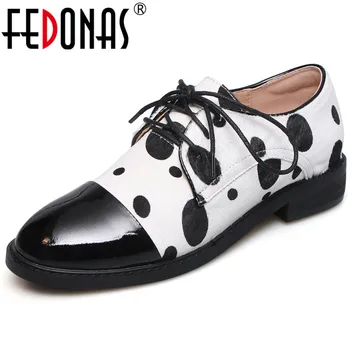 

FEDONAS Lovely Wave Point Women Horsehair Pumps Spring Autumn Cow Patent Leather High Heels Plus Size Party Dancing Shoes Woman