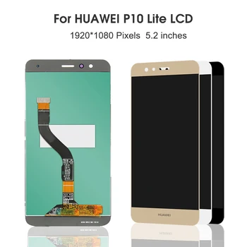 

5.2" P10 Lite LCD For HUAWEI P10 Lite Display Touch Screen with Frame For huawei P10 Lite LCD Screen was-lx1 was-lx1a