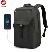Tigernu Новое поступление мужской рюкзак с клапаном 15,6 дюймов Противоугонный ноутбук мужские рюкзаки зарядка через USB классный школьный рюкзак для мальчиков