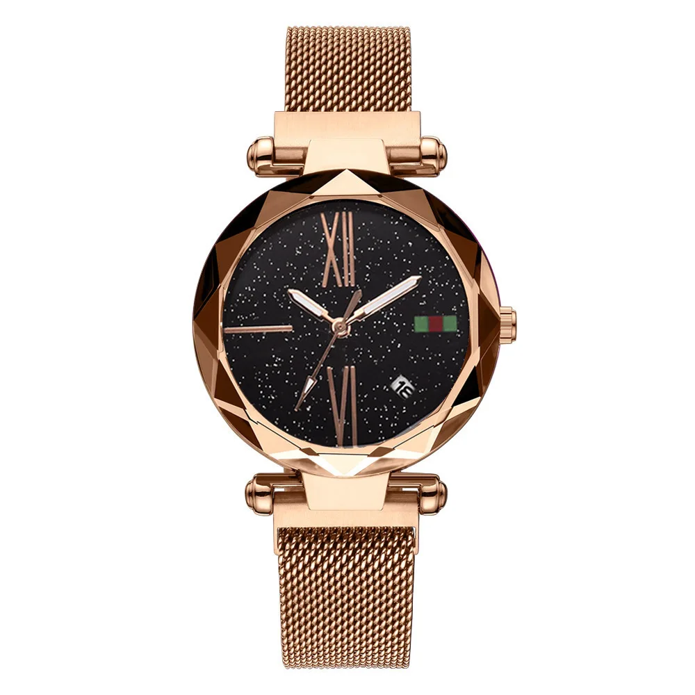

Foreign Trade Hot Sales Watch Women's Rome Measuring Star Shaking Voice Network Red Magnetic Buckle Watch Strap Calendar-WOMEN'S